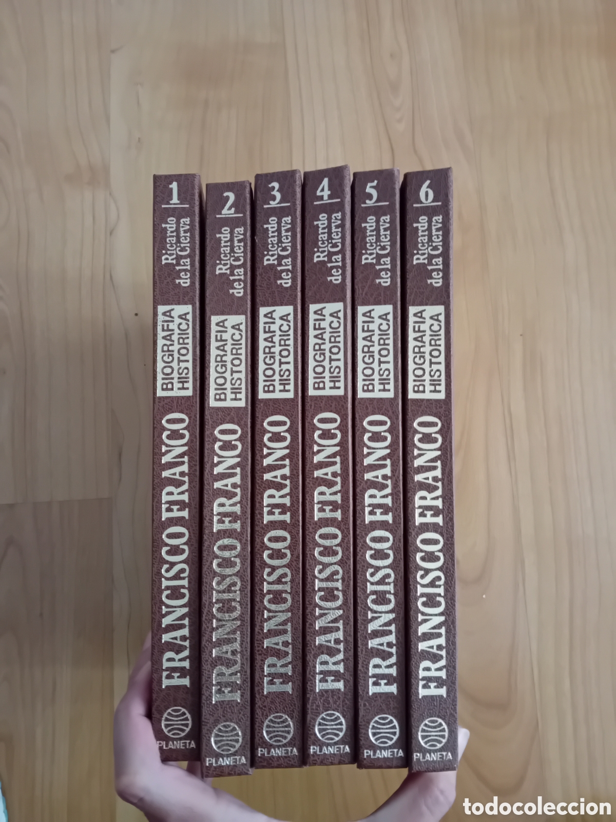 Libros de segunda mano: FRANCISCO FRANCO. BIOGRAFIA HISTORICA. RICARDO DE LA CIERVA. 6 TOMOS. COLECCI&Oacute;N COMPLETA