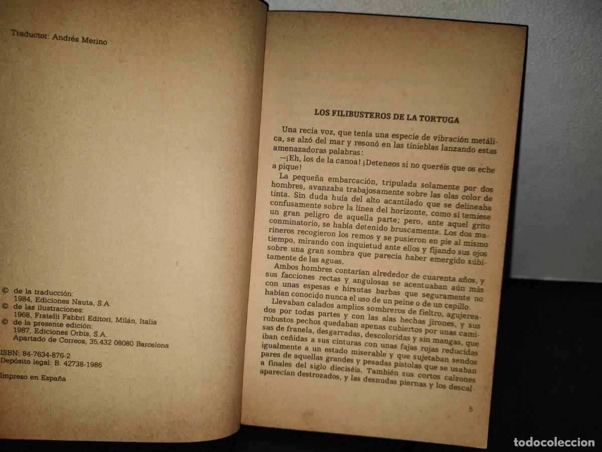 Libros de segunda mano: 159- EMILIO SALGARI. EL CORSARIO NEGRO - EDICIONES, ORBIS, S. A. - 1986 - Foto 5
