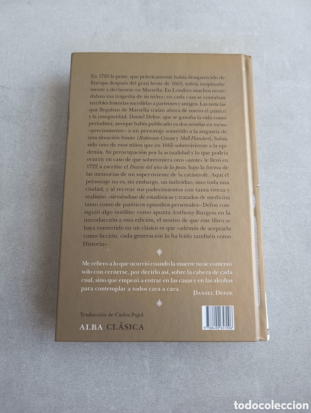 Libros de segunda mano: DIARIO DEL A&Ntilde;O DE LA PESTE. Daniel Defoe. Alba Cl&aacute;sica. - Foto 7