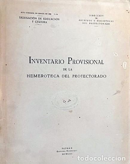 Libros de segunda mano: Hemerotrca del Protectorado de Tetu&aacute;n (Editora Marroqu&iacute;, 1953) - Foto 2