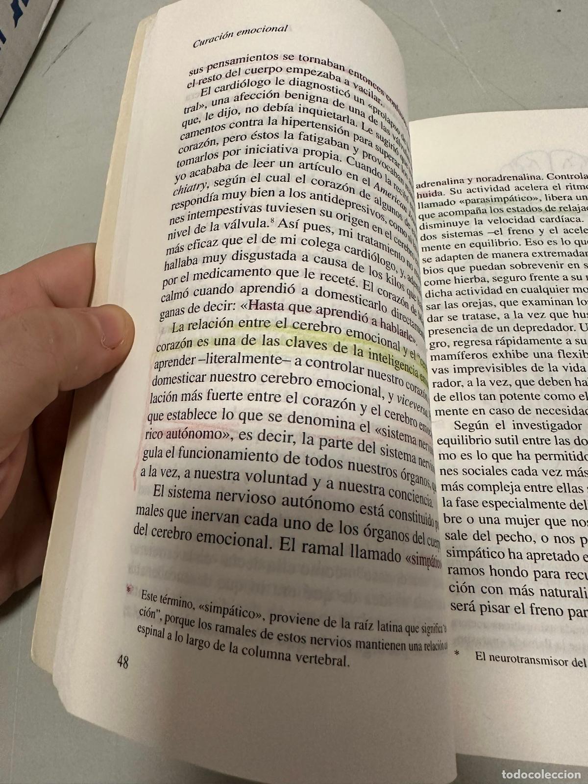Libros de segunda mano: CURACI&Oacute;N EMOCIONAL - DAVID SERVAN-SCHREIBER - KAIROS - Foto 2