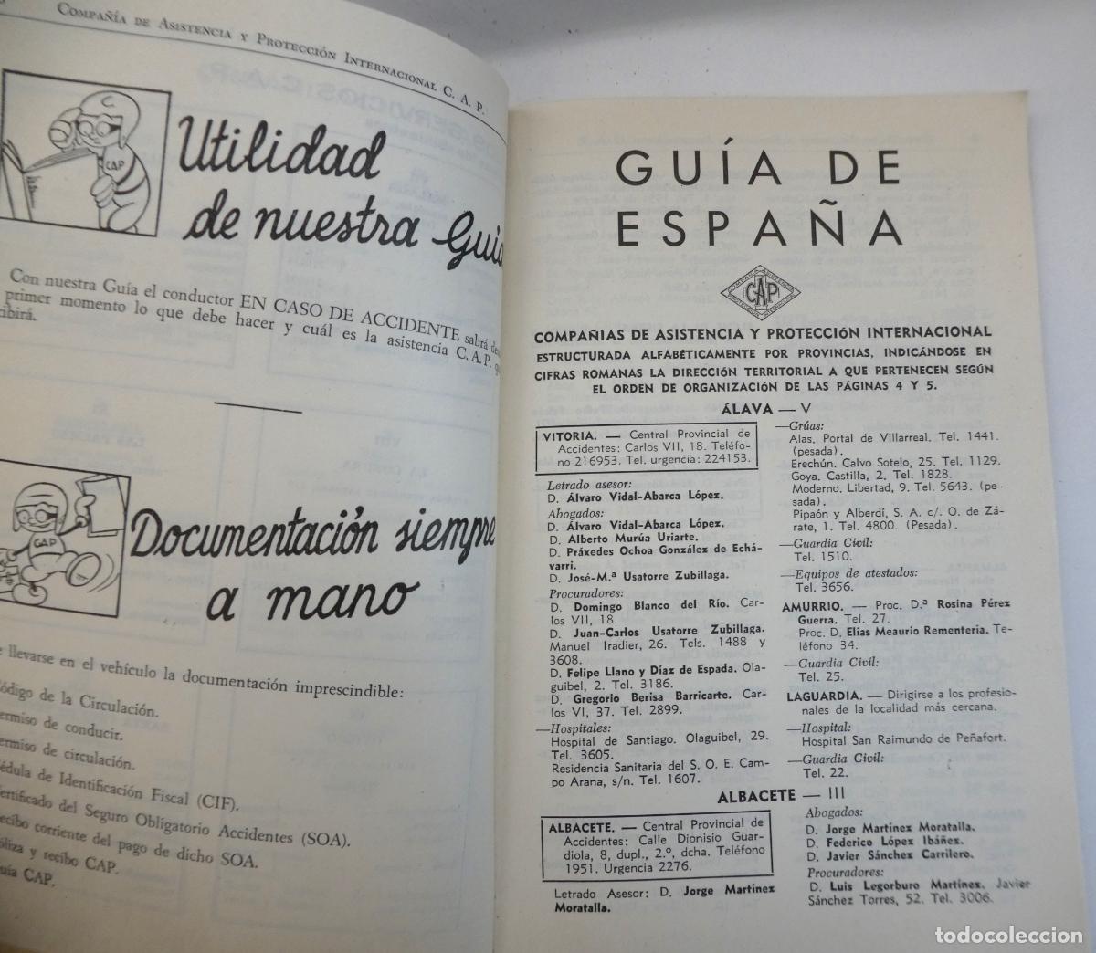 Libros de segunda mano: Gu&iacute;a de asistencia y protecci&oacute;n CAP 1969 - Foto 4