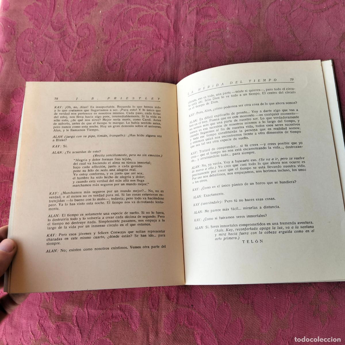 Libros de segunda mano: La herida del tiempo, J B Priestley, ediciones Aym&aacute; - Foto 6