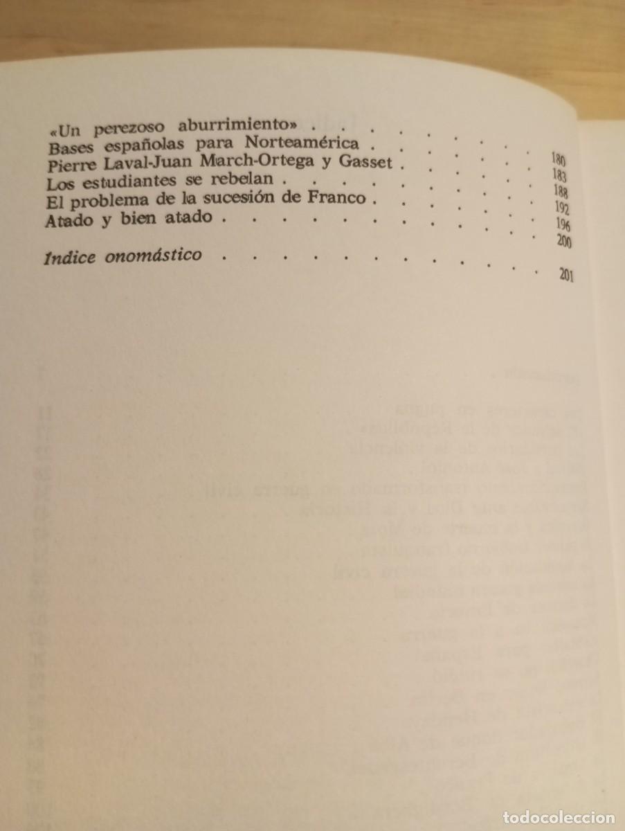 Libros de segunda mano: FRANCO / SERRANO SU&Ntilde;ER, RAM&Oacute;N GARRIGA, PLANETA, 1986 - Foto 3