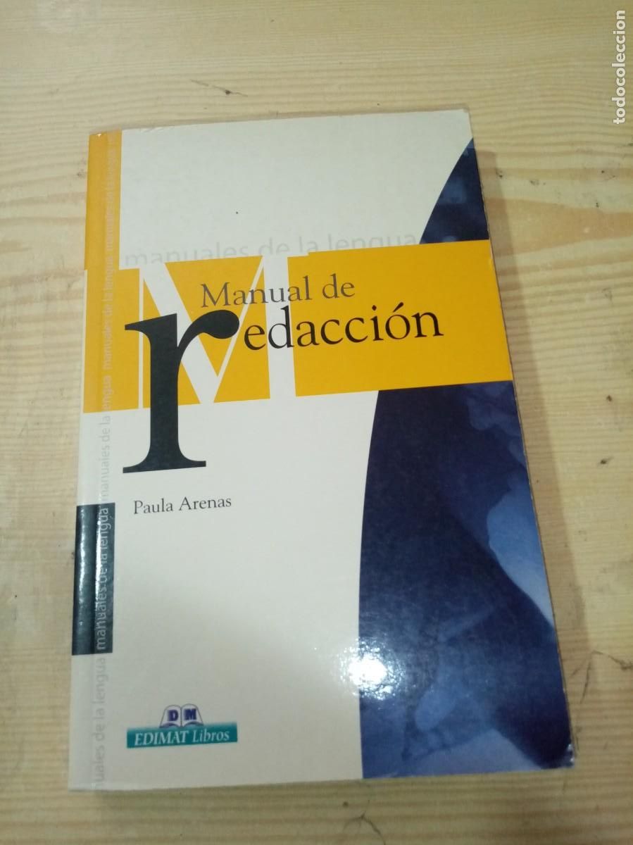 Libros de segunda mano: MANUAL DE REDACCI&Oacute;N. PAULA ARENAS. EST16B2 - Foto 1