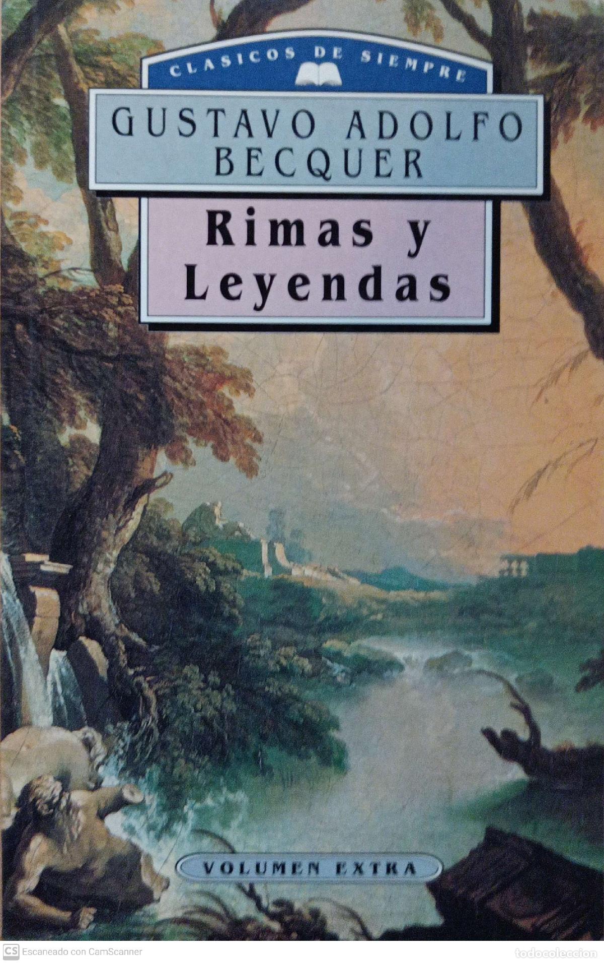 Libros de segunda mano: Rimas y leyendas - Gustavo Adolfo Becquer - Foto 1