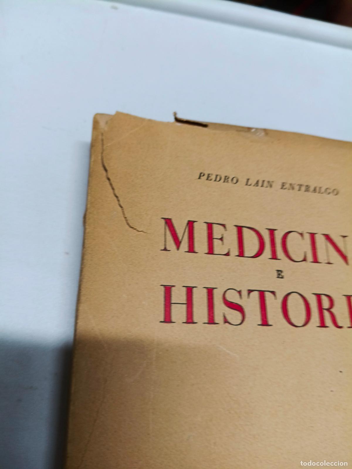 Libros de segunda mano: MEDICINA E HISTORIA - PEDRO LA&Iacute;N ENTRALGO. - Foto 2