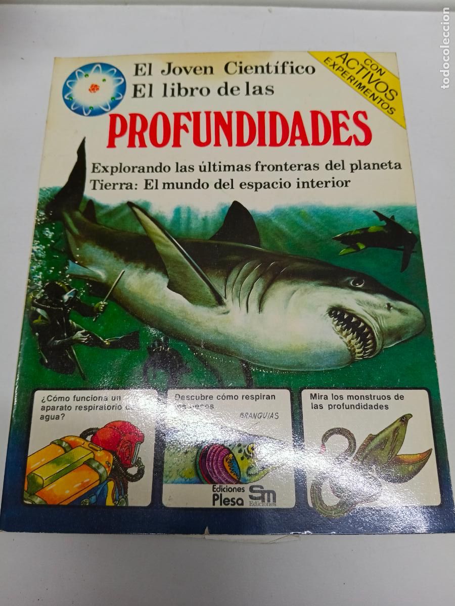 Libros de segunda mano: El libro de las profundidades, El joven cientifico, ed. Plesa / SM - Foto 1