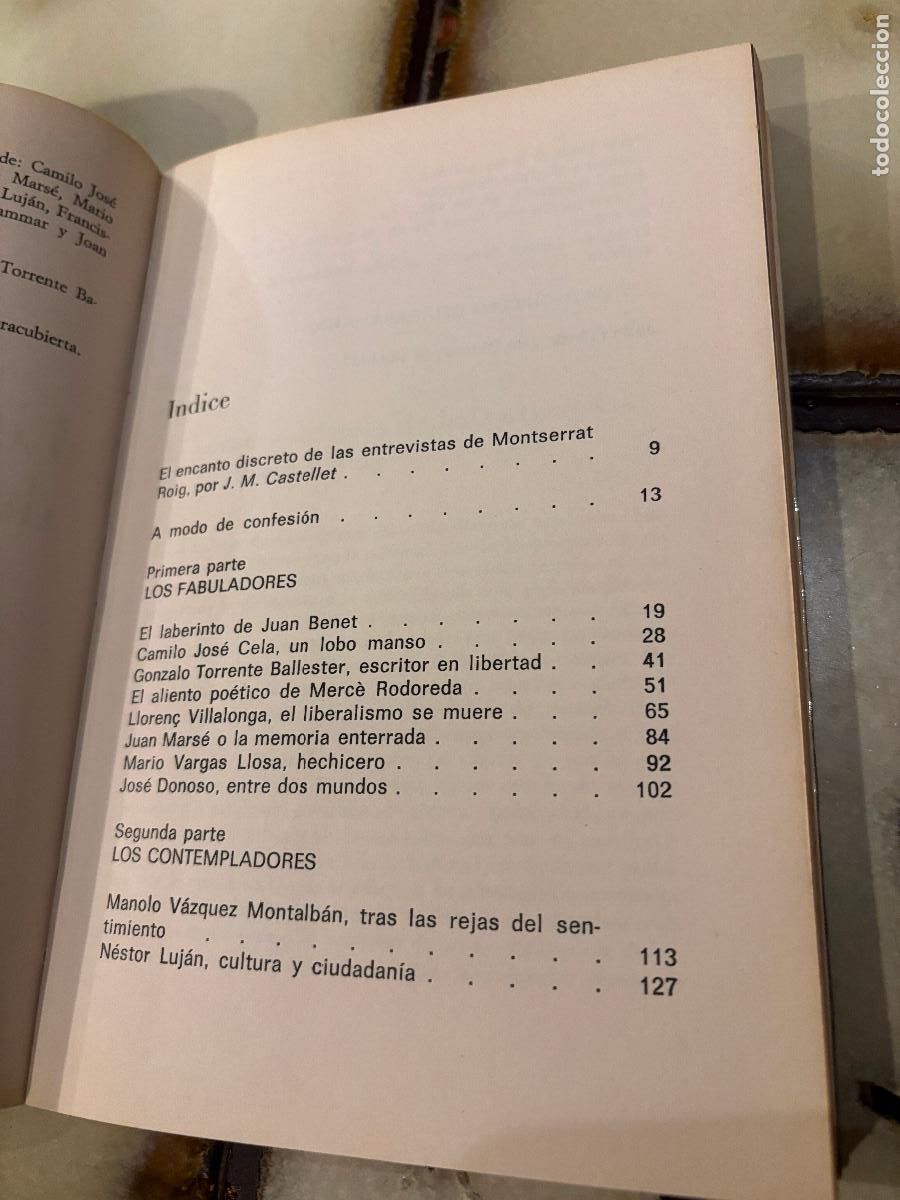 Libros de segunda mano: Los hechiceros de la palabra. Montserrat Roig. - Foto 4
