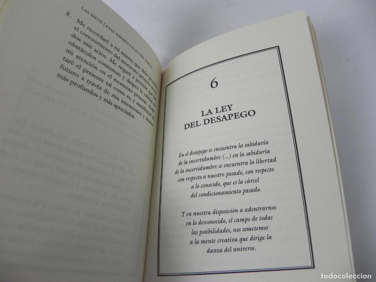 Libros de segunda mano: LAS SIETE LEYES ESPIRITUALES DEL &Eacute;XITO (DEEPAK CHOPRA) EDAF-1996 - Foto 6