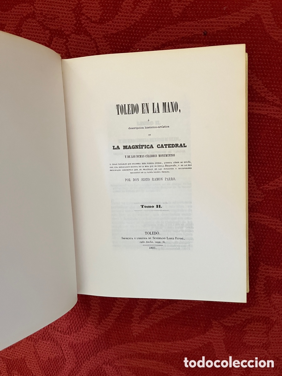 Libros de segunda mano: Toledo en la Mano por Sixto Ram&oacute;n Parro - Foto 5