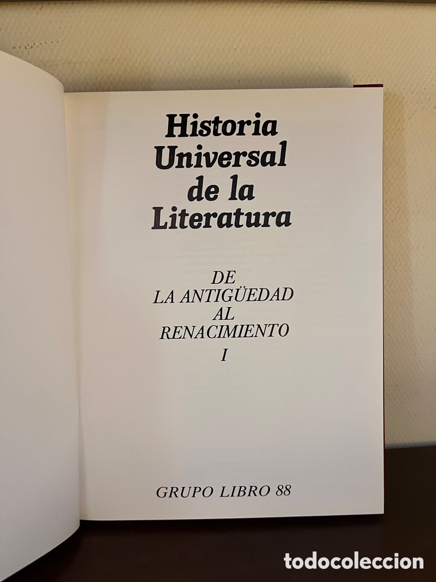 Libros de segunda mano: Historia Universal de la Literatura - Foto 3