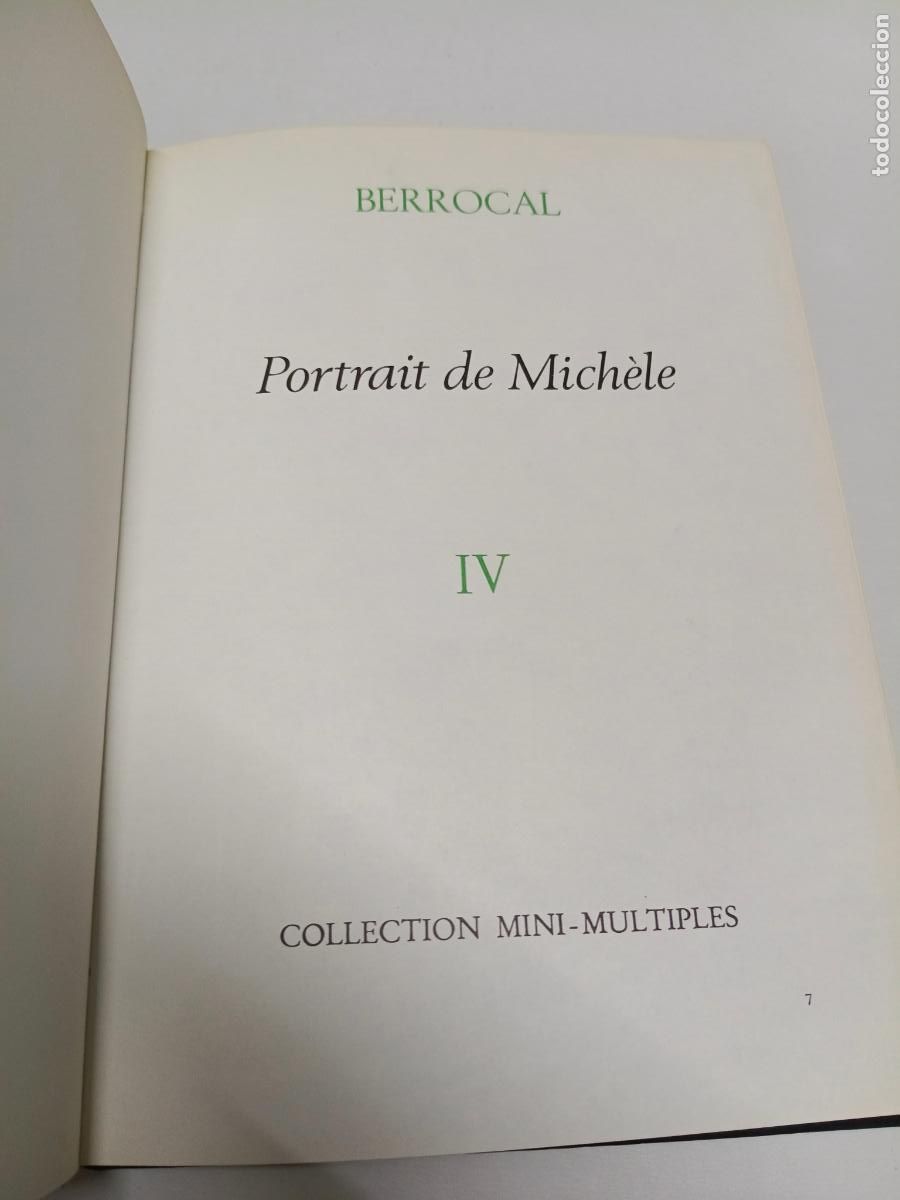 Libros de segunda mano: BERROCAL - PORTRAIT DE MICHELE - 1971 - Foto 2