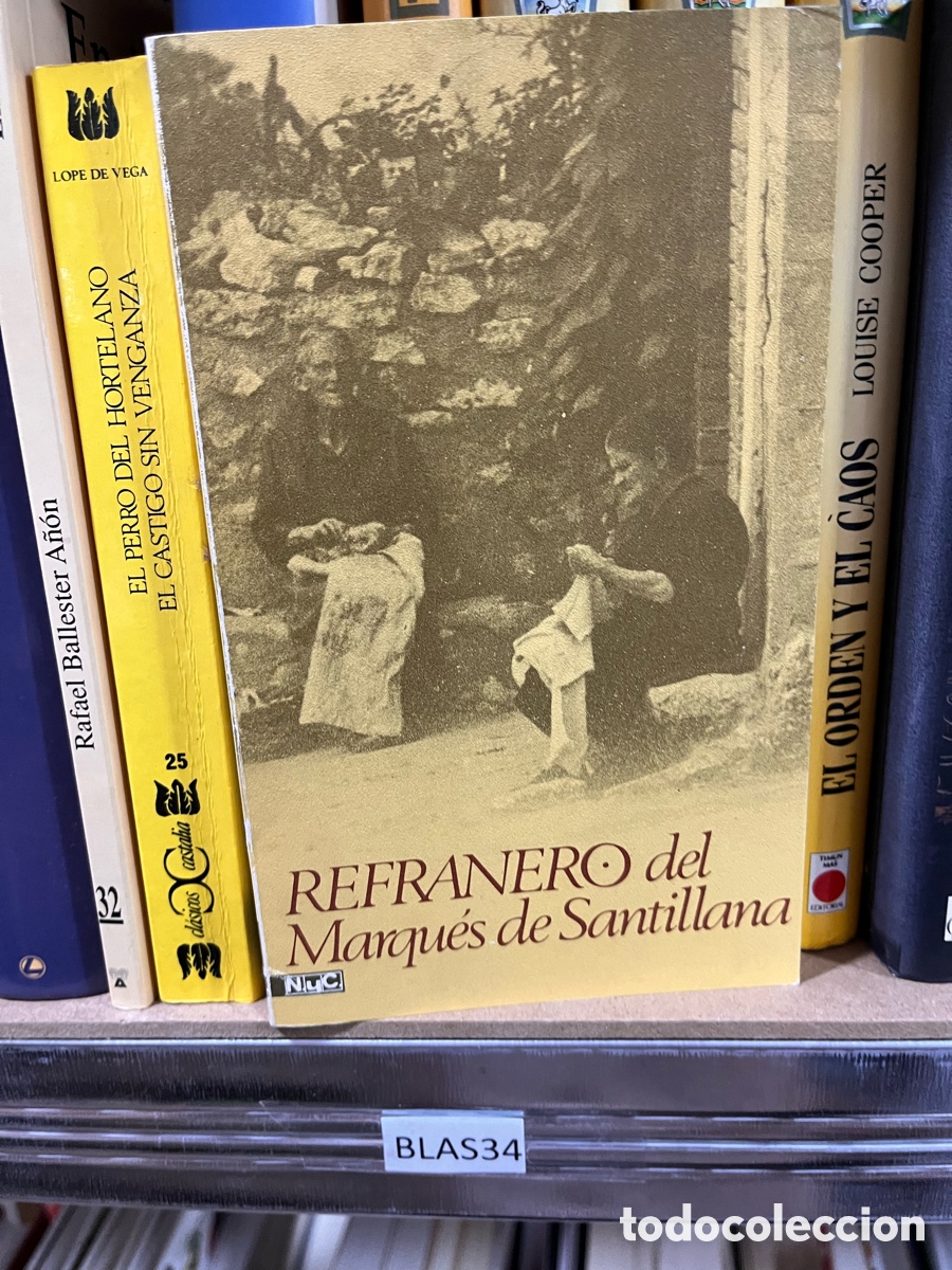 Libros de segunda mano: Blas34 REFRANERO del Marqu&eacute;s de Santillana - Foto 1