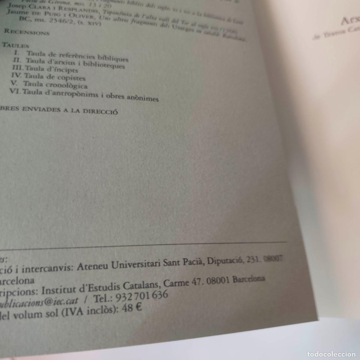 Libros de segunda mano: Arxiu de Textos Catalans Antics. 34 - Foto 3