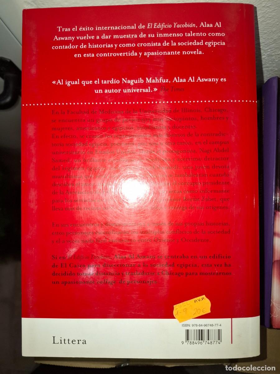 Libros de segunda mano: Chicago Alaa Al Aswany. Tapa dura con sobrecubierta. - Foto 2