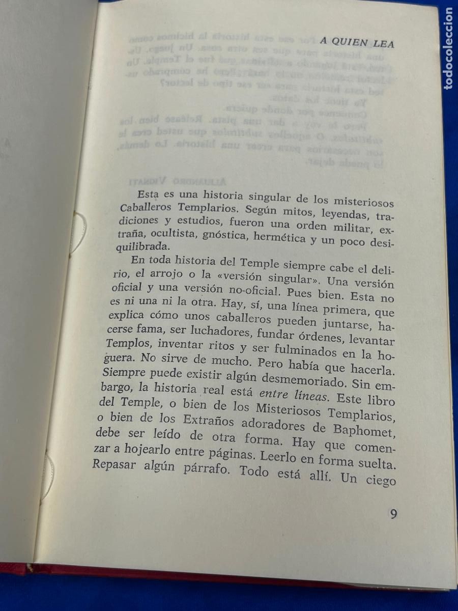 Libros de segunda mano: EL ENIGMA DE LOS TEMPLARIOS, VIGNATI PERALTA, A.T.E. 1975, - Foto 7