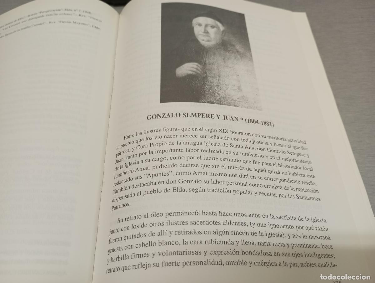 Libros de segunda mano: ELDENSES NOTABLES / ALBERTO NAVARRO PASTOR / ELDA - ALICANTE 2000 - Foto 2