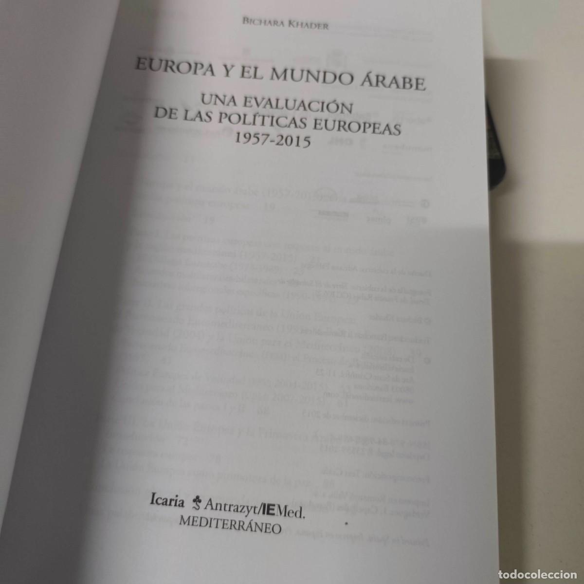 Libros de segunda mano: Europa y el mundo &aacute;rabe - bichara khader - Foto 3