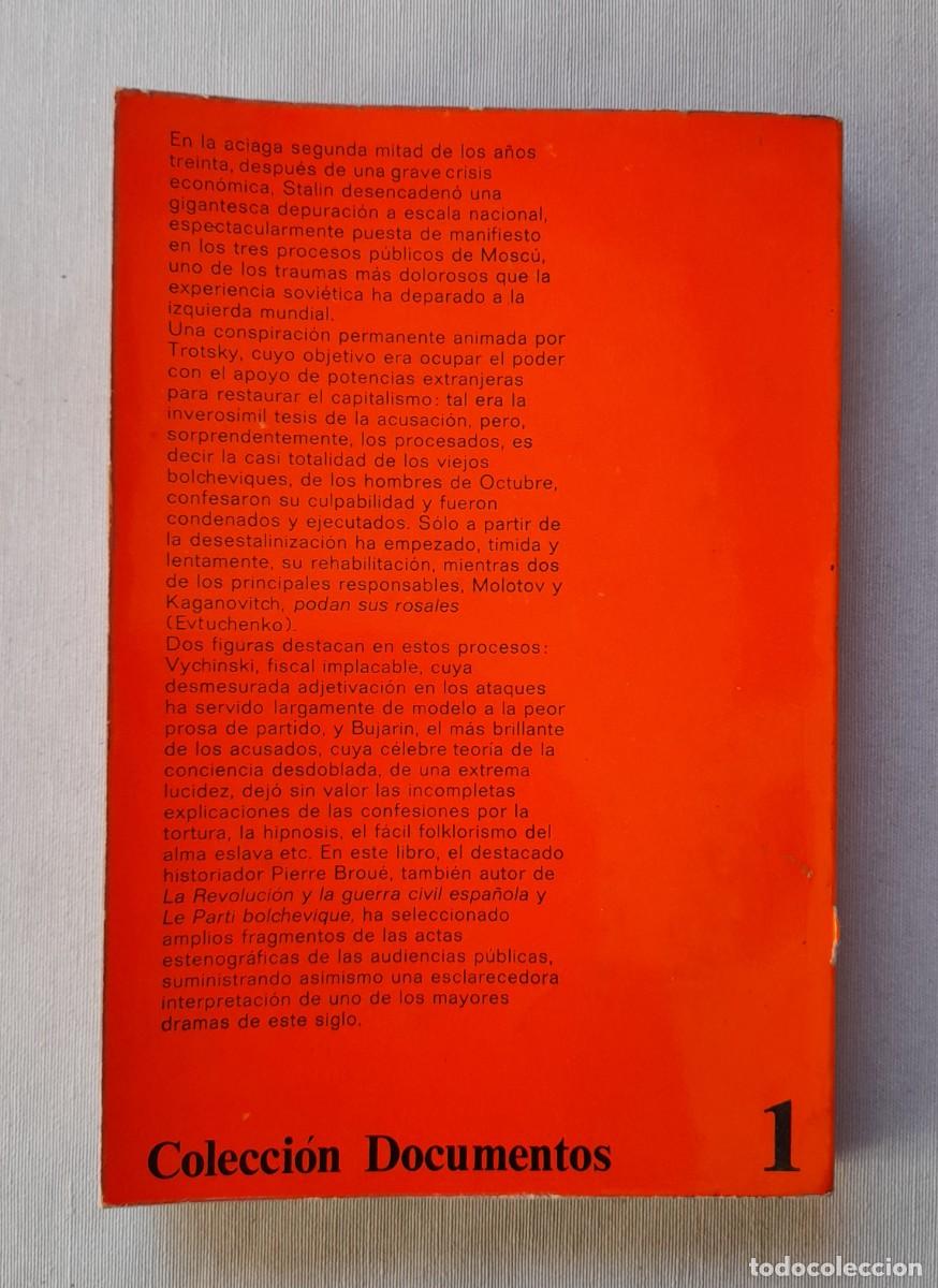 Libros de segunda mano: Los procesos de Mosc&uacute; - Foto 2