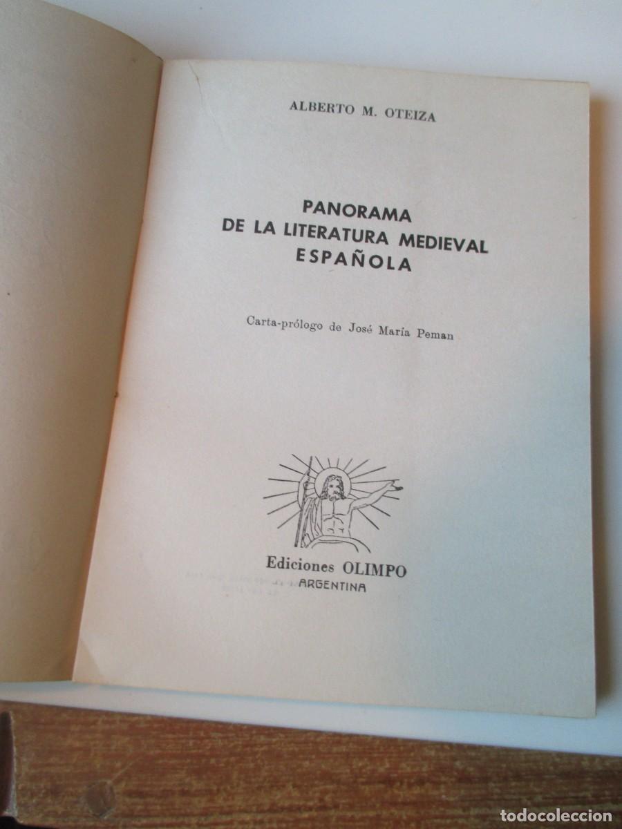 Libros de segunda mano: Panorama de la literatura medieval W36094 - Foto 2