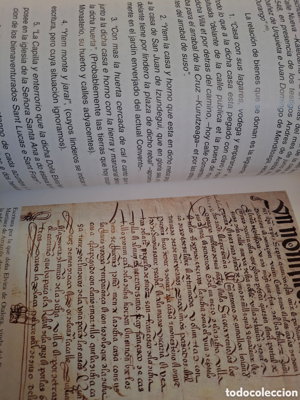 Libros de segunda mano: EL MONASTERIO DE SAN ANTONIO DE DURANGO, EUGENIO RIDRIGUEZ CONDADO, 1997 - Foto 5
