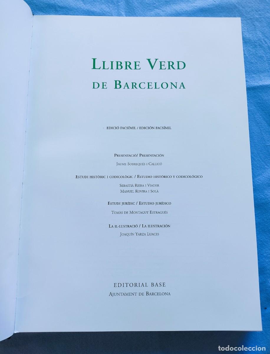 Libros de segunda mano: LLIBRE VERD DE BARCELONA EN EXCELENTE ESTADO - Foto 8