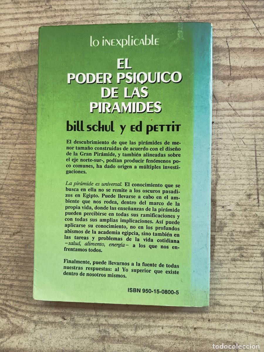 Libros de segunda mano: El Poder Psiquico De Las Piramides - Bill Schul - Ed Pettit - 1988 - Javier Vergara Editor - Foto 5