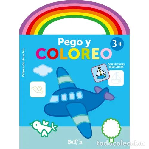Gebrauchte B&uuml;cher: Arco Iris - Pego y Coloreo +3 Avi&oacute;n - Ballon - Contenido en Movimiento - 2020, 1&ordf; ed. - Trad. Sevill