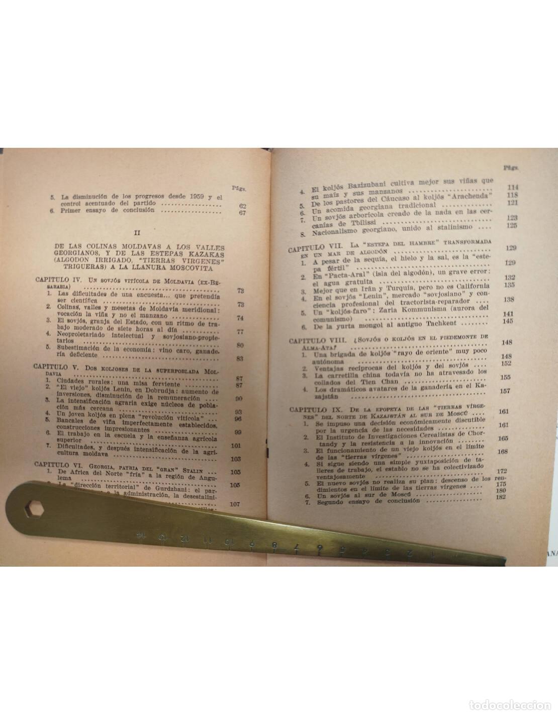 Libros de segunda mano: SOVJOS, KOLJOS. DUMONT, Ren&eacute;. Seix Barral. 1966. - Foto 2