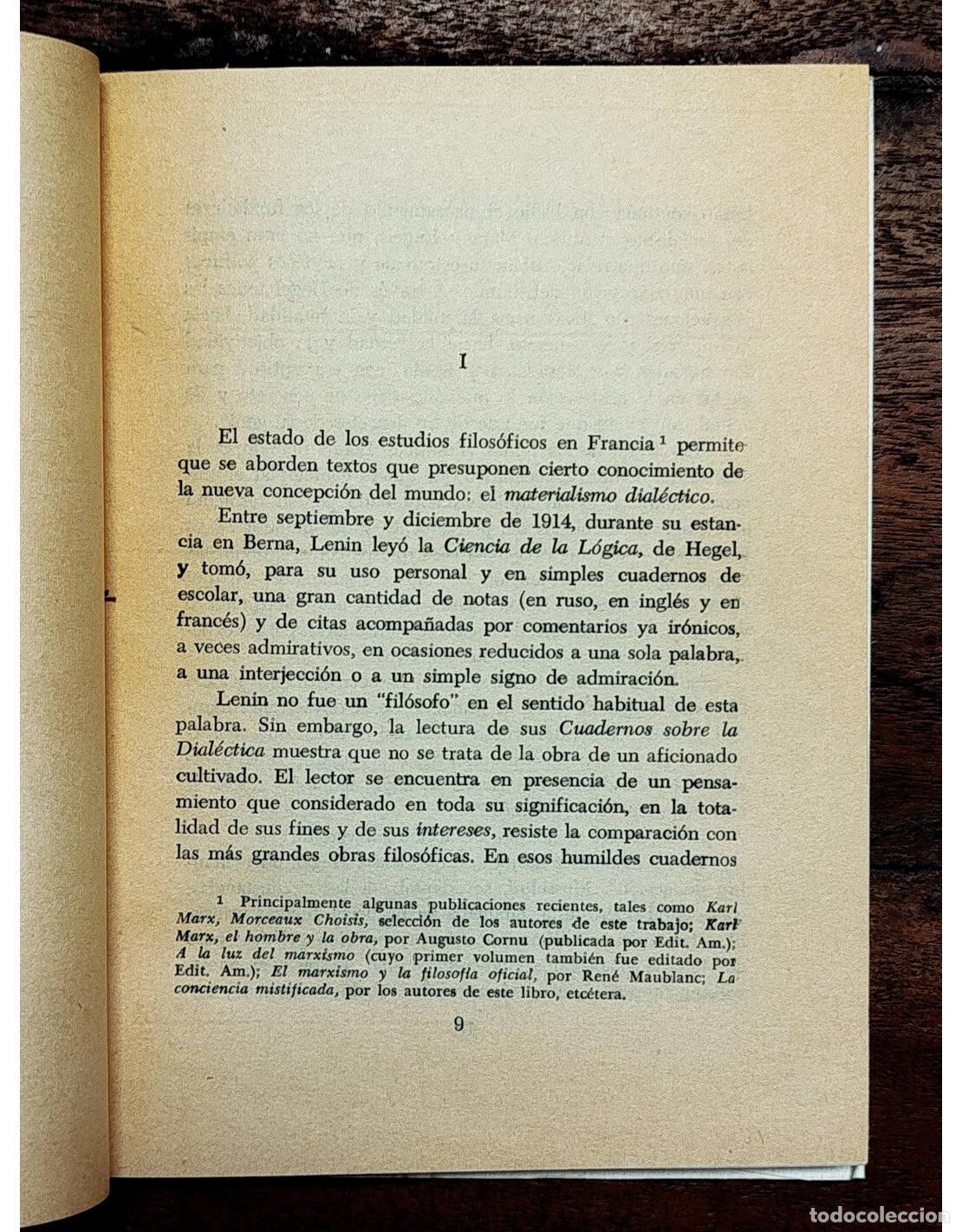 Libros de segunda mano: &iquest;QU&Eacute; ES LA DIAL&Eacute;CTICA?. LEFEVRE, H. y GUTERMAN, N.. La pl&eacute;yade. 1975. - Foto 3