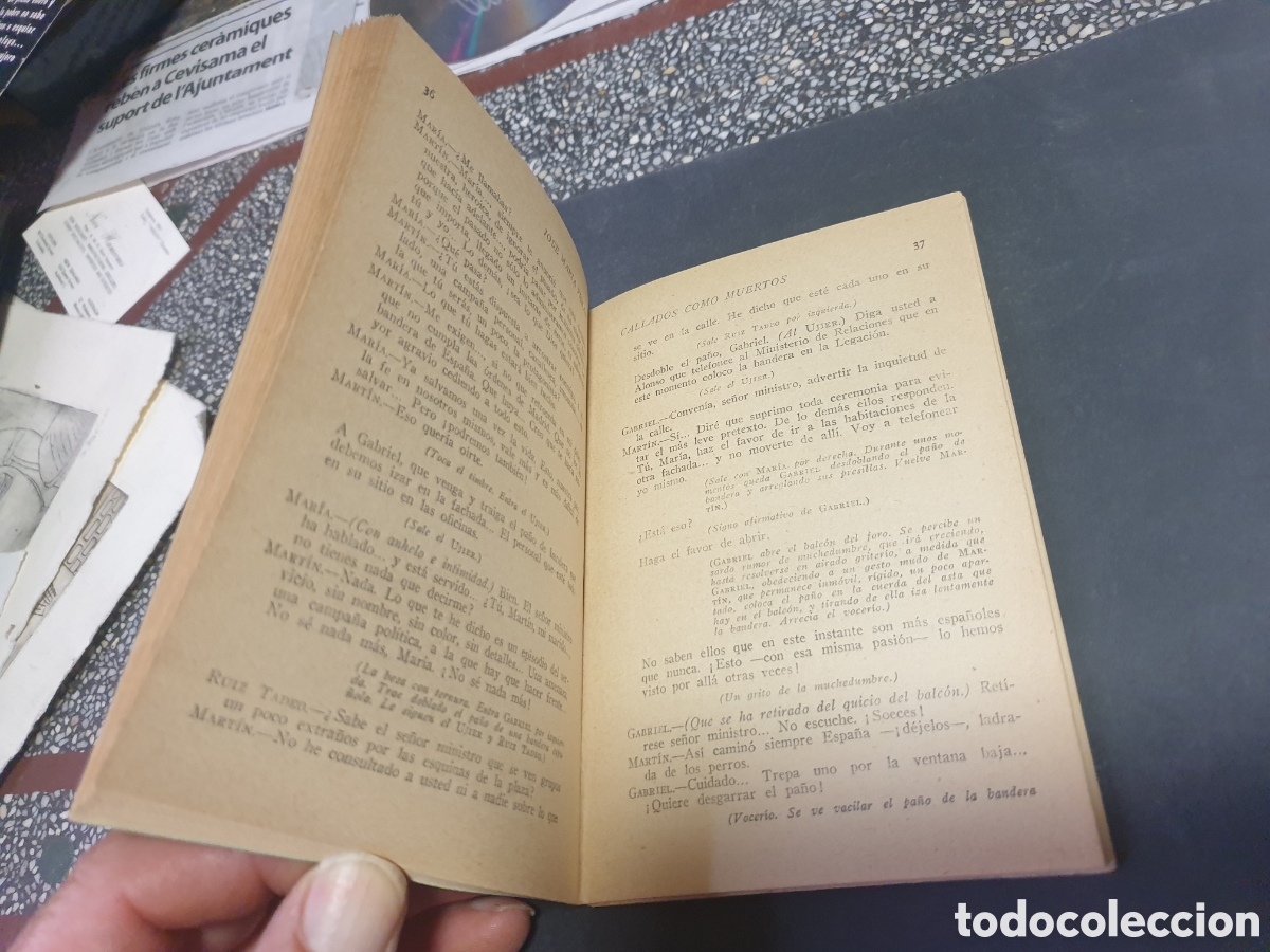 Libros de segunda mano: Librito colecci&oacute;n TEATROS comedia de Jos&eacute; Maria Peman - Foto 3