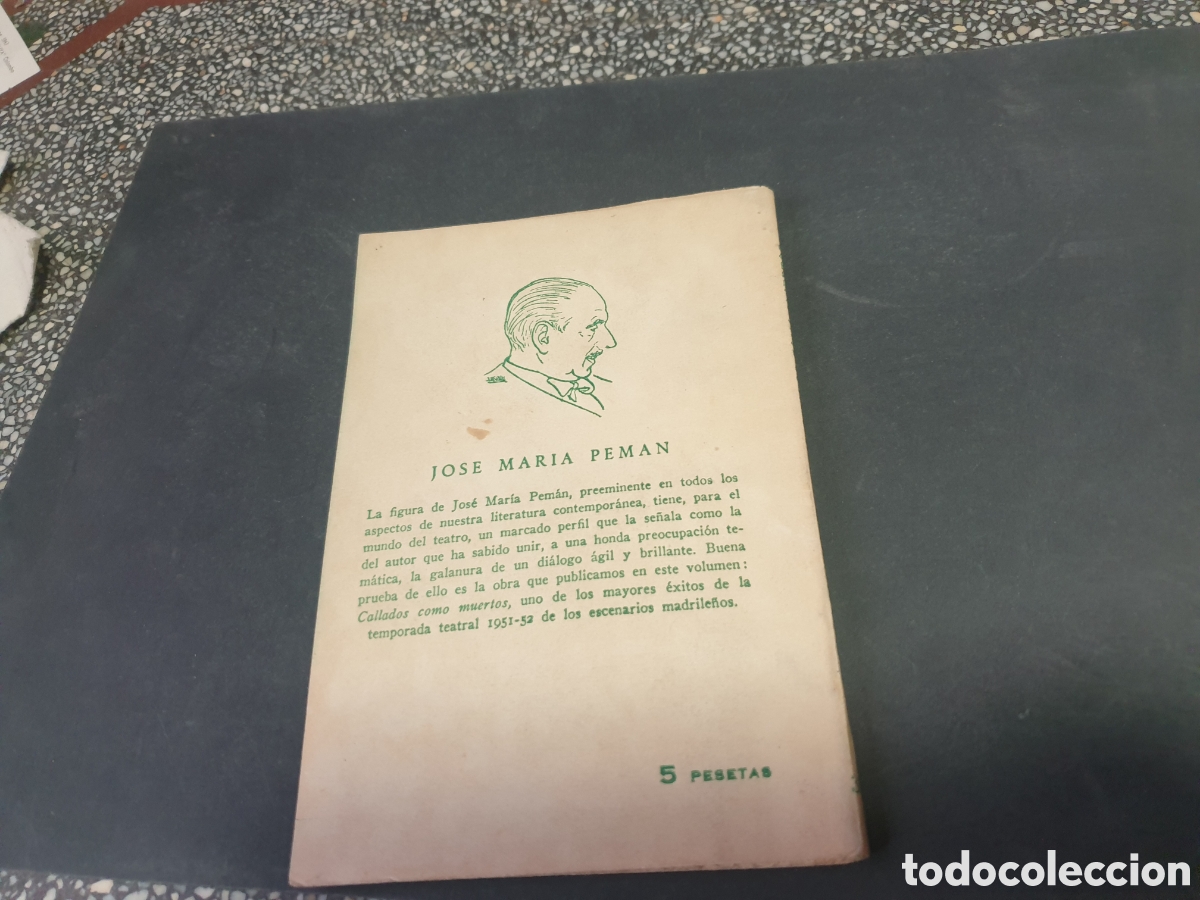 Libros de segunda mano: Librito colecci&oacute;n TEATROS comedia de Jos&eacute; Maria Peman - Foto 4