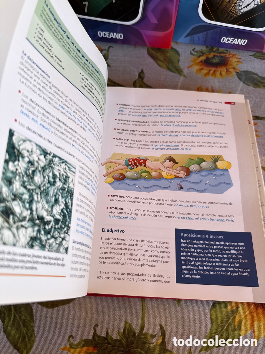 Libros de segunda mano: Para aprender y aprobar. 5 tomos. Gram&aacute;tica, Matem&aacute;ticas, Ingl&eacute;s y T&eacute;cnicas de Estudios. - Foto 3