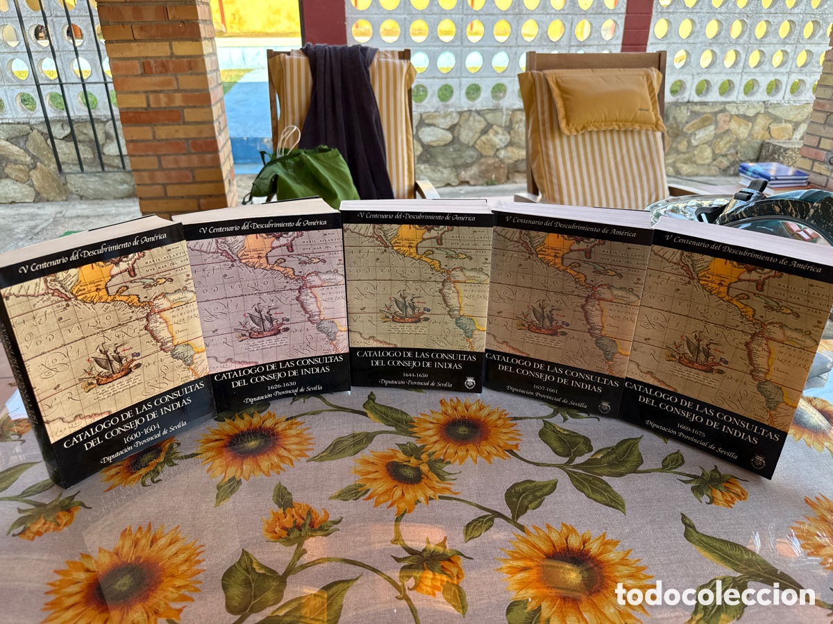 Libros de segunda mano: Cat&aacute;logo de las Consultas del Consejo de Indias. 5 tomos. - Foto 1