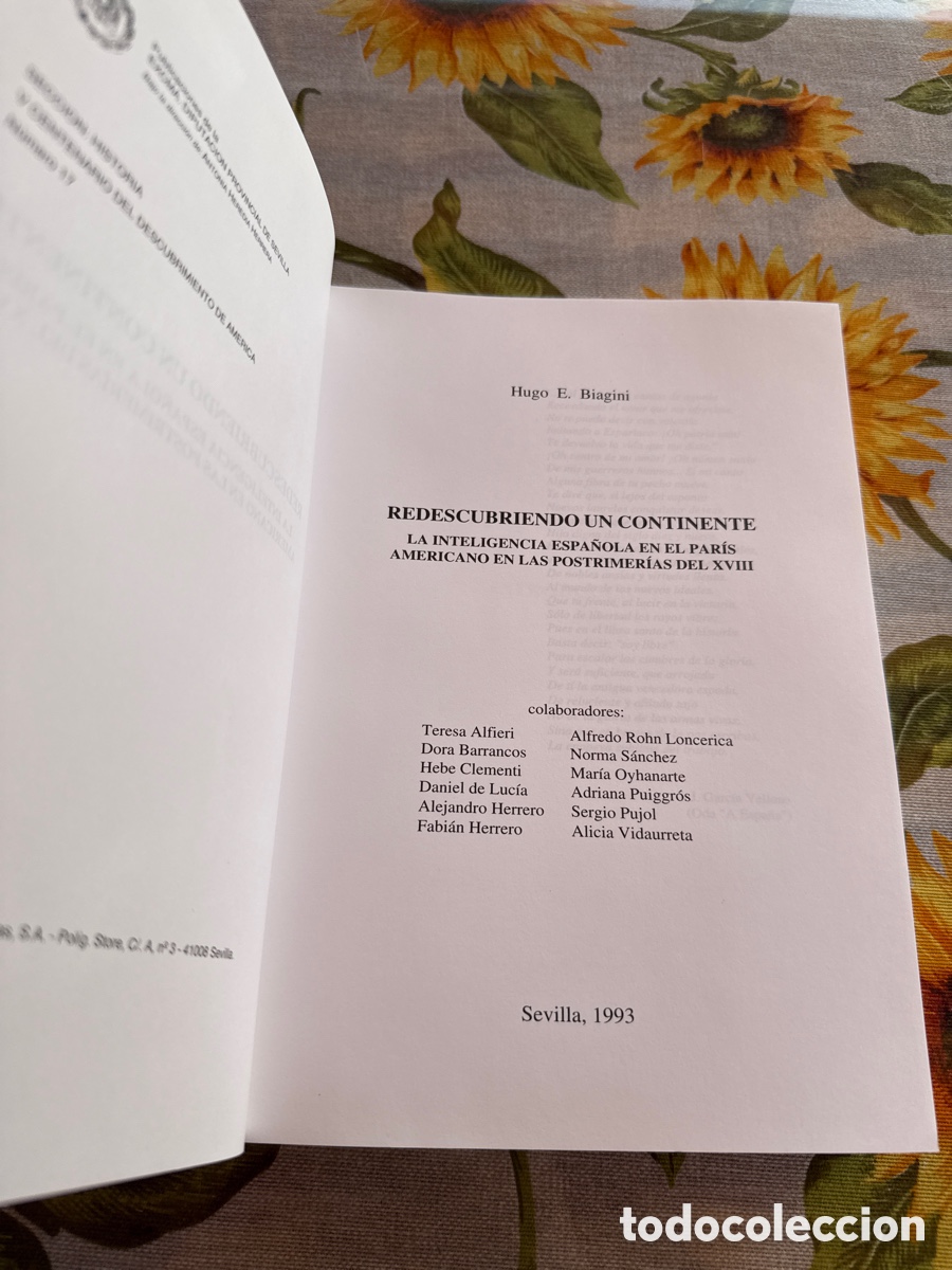 Libros de segunda mano: Redescubriendo un continente. Hugo E. Biagini. - Foto 6
