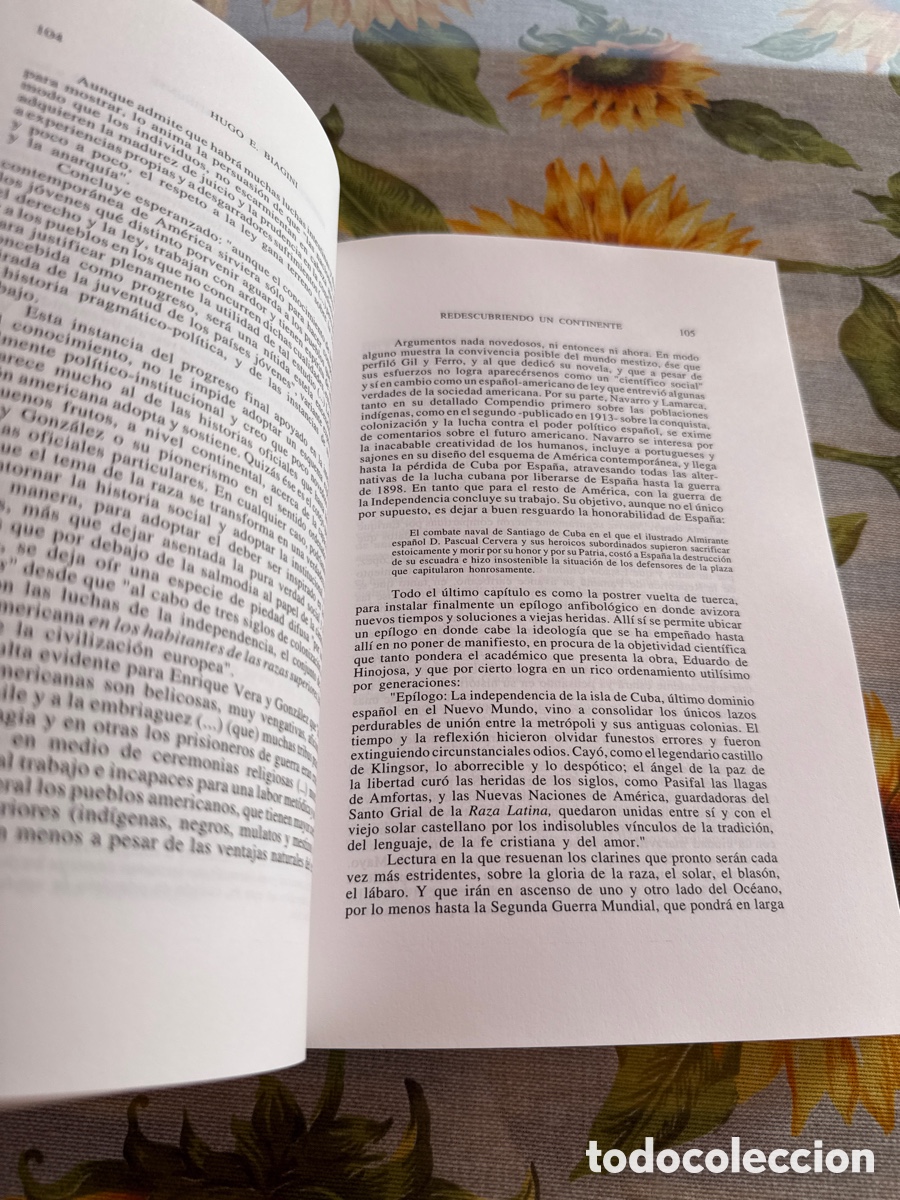 Libros de segunda mano: Redescubriendo un continente. Hugo E. Biagini. - Foto 12