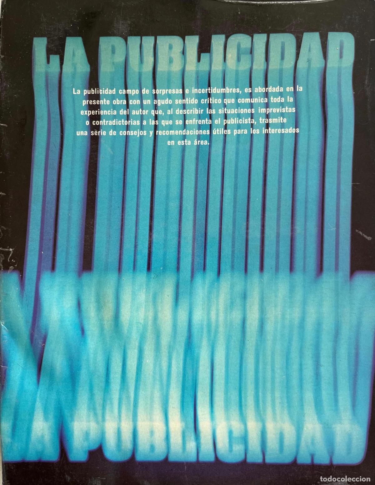Libros de segunda mano: LA PUBLICIDAD. TEXTOS Y CONCEPTOS. EULALIO FERRER. LIBRO MEXICO 1980 - Foto 2