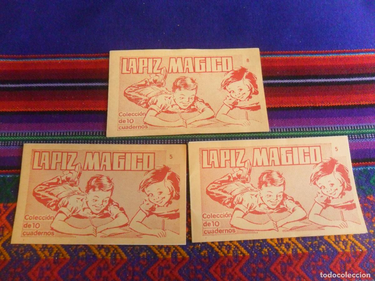 Libri di seconda mano: SIN USO CUADERNO L&Aacute;PIZ M&Aacute;GICO N&ordm;S 5, 5 Y 8. CASULLERAS 1961. 12X7 CMS. RAROS.