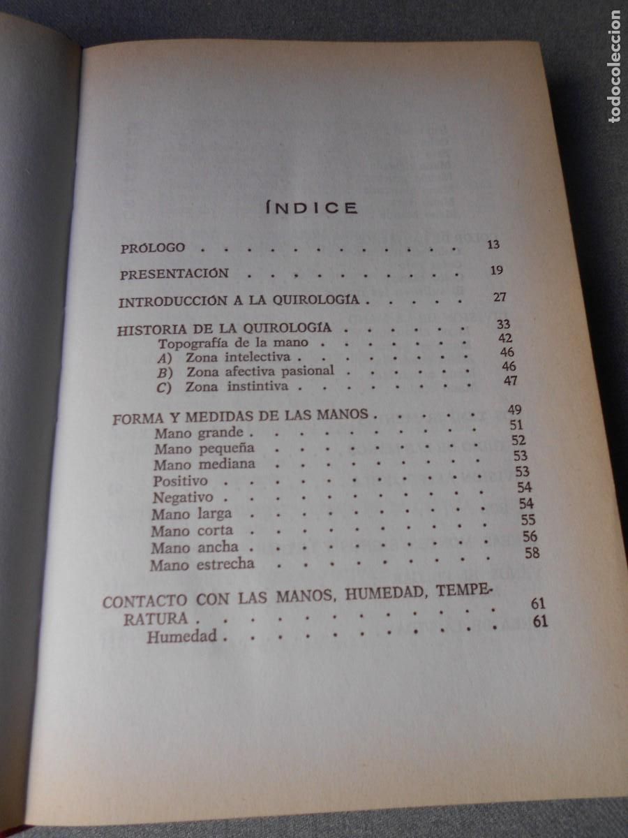 Libros de segunda mano: QUIROLOGIA. ORENCIA COLOMAR. LA CIENCIA DE LA MANO. - Foto 5
