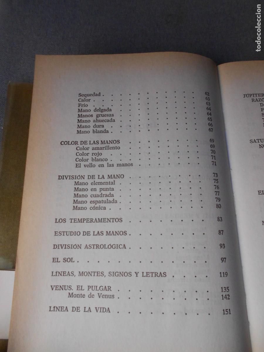 Libros de segunda mano: QUIROLOGIA. ORENCIA COLOMAR. LA CIENCIA DE LA MANO. - Foto 6