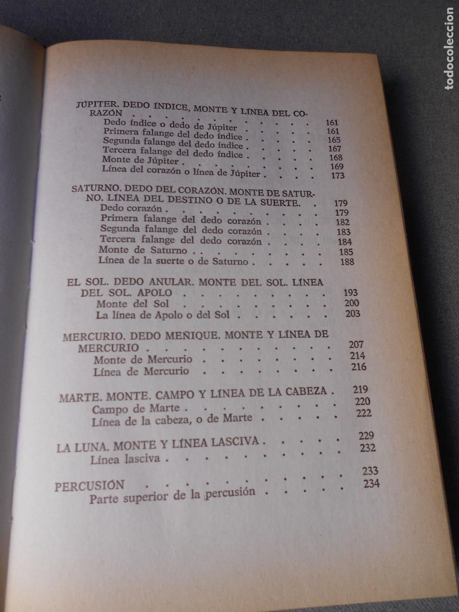Libros de segunda mano: QUIROLOGIA. ORENCIA COLOMAR. LA CIENCIA DE LA MANO. - Foto 7