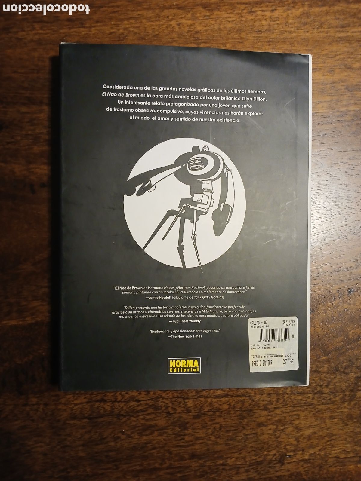 Libros de segunda mano: El Nao de Brown, Glyn Dillon (novela gr&aacute;fica) - Foto 2