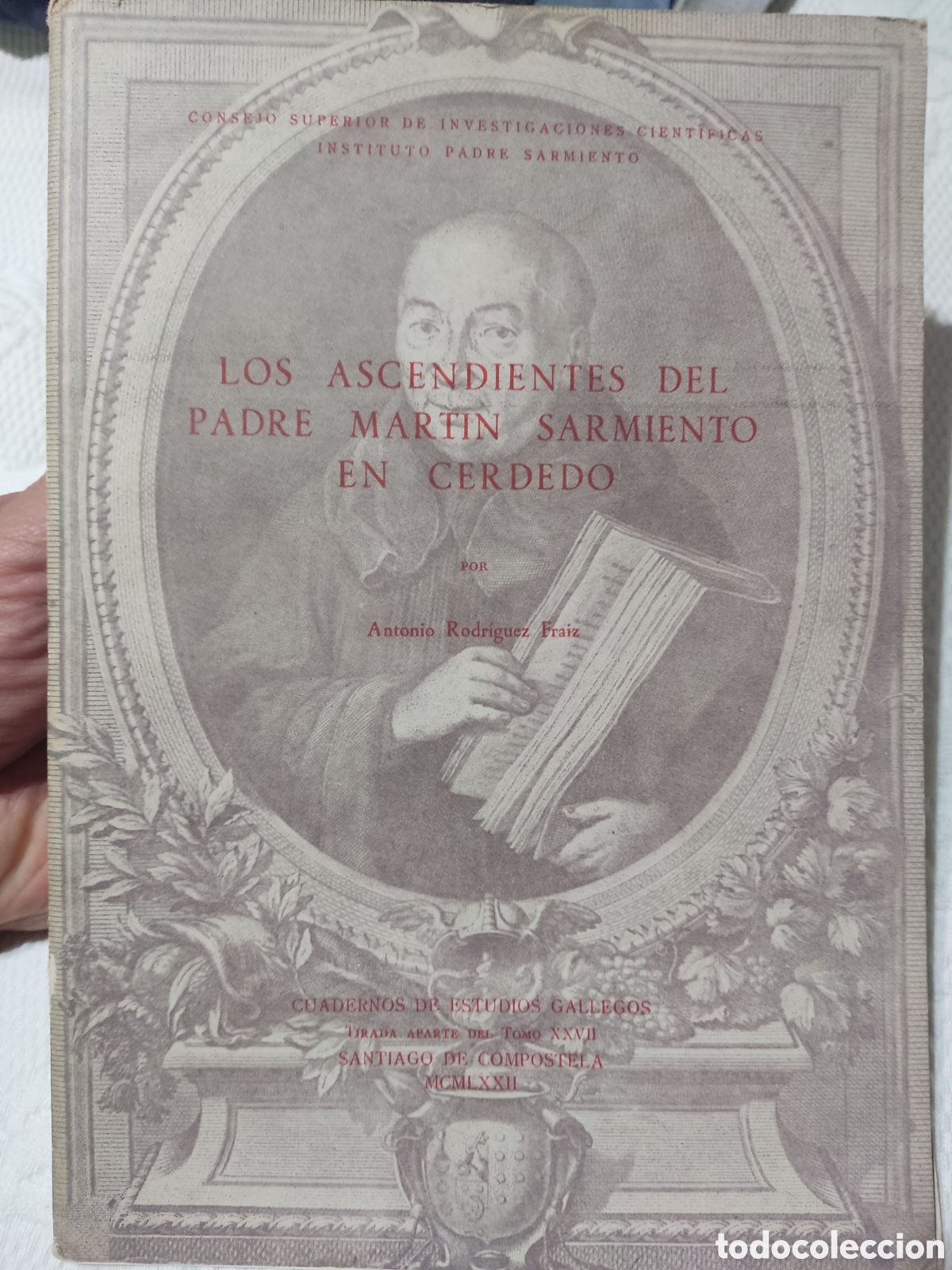 Libros de segunda mano: Los ascendientes del padre Mart&iacute;n Sarmiento en cerdedo - Foto 1