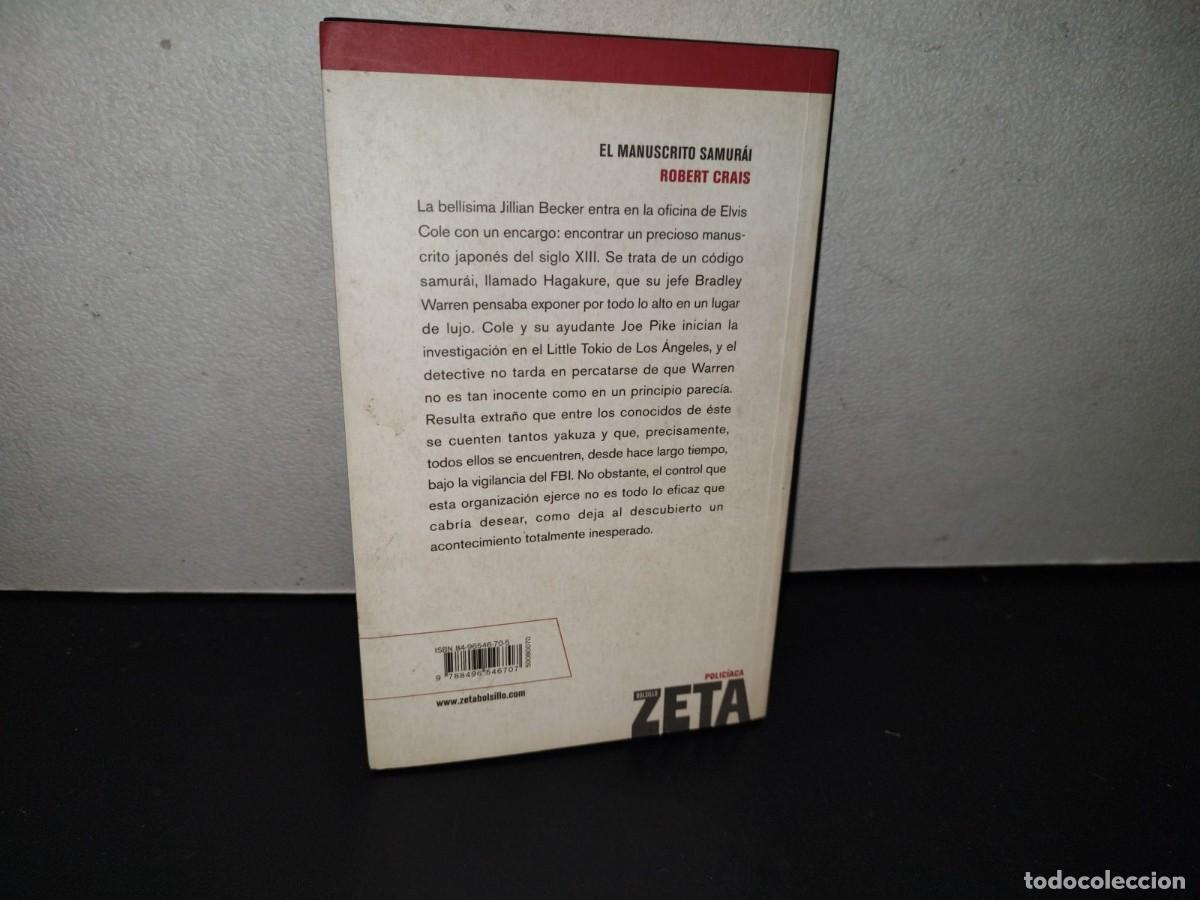 Libros de segunda mano: 159- EL MANUSCRITO SAMUR&Aacute;I - ROBERT CRAIS - EDICIONES B. 2006 - Foto 3