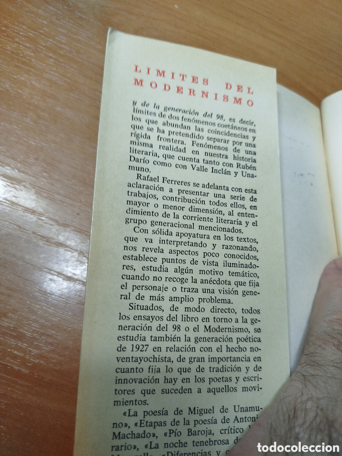 Libros de segunda mano: Los l&iacute;mites del modernismo. Rafael ferreres. Taurus - Foto 3