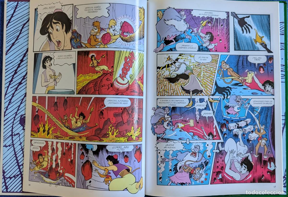 Libros de segunda mano: Disney en dibujos Animados 2 - Aladdin - Beascoa (1994) - Foto 5