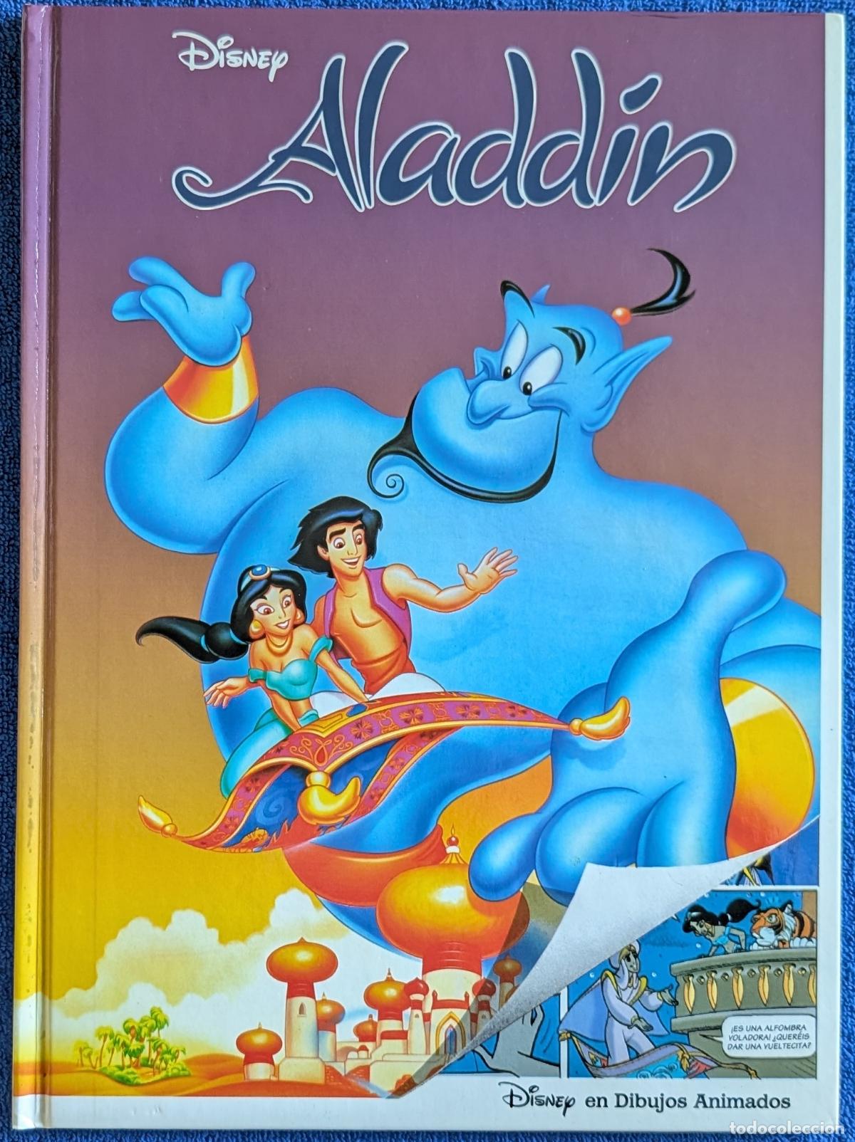 Libros de segunda mano: Disney en dibujos Animados 2 - Aladdin - Beascoa (1994) - Foto 1