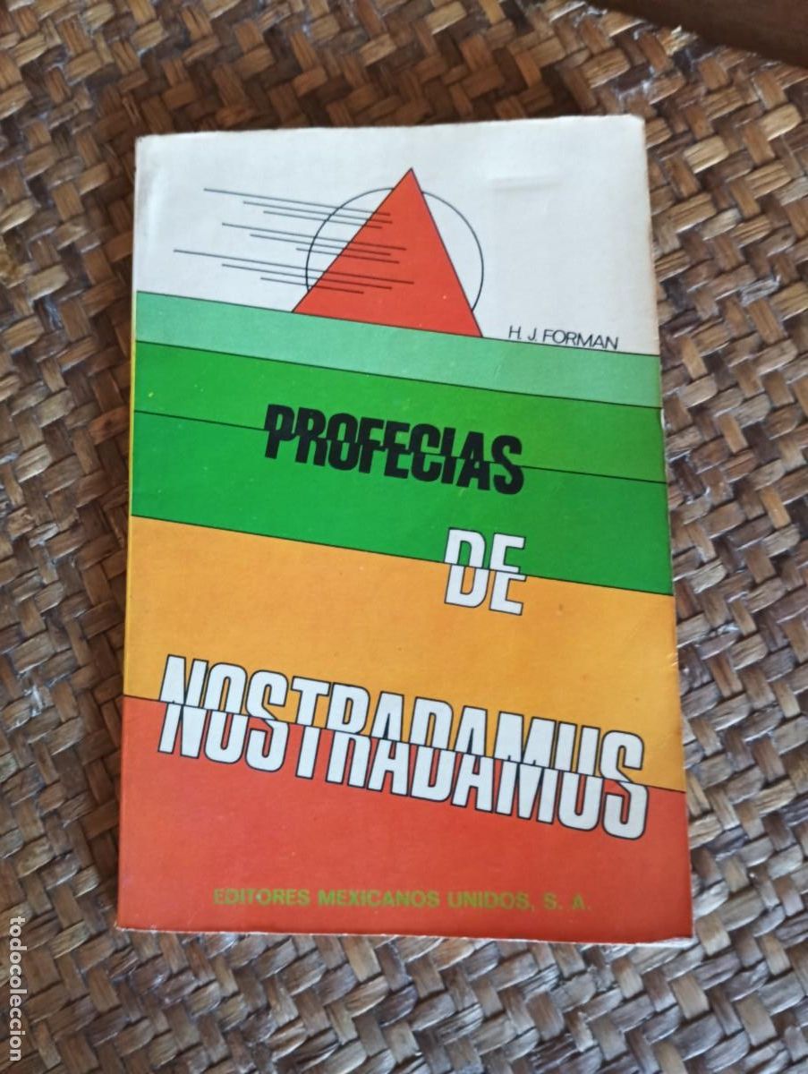 Libros de segunda mano: Profecias de nostradamus.-H.J.FORMAN. - Foto 1