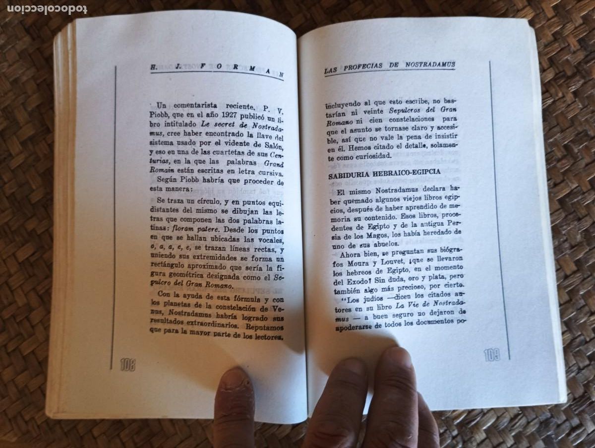 Libros de segunda mano: Profecias de nostradamus.-H.J.FORMAN. - Foto 4